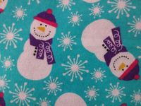 'NUGGLEBUDDY New! Microwavable Moist Heat & Aromatherapy Organic Rice Pack-Cold Pack. DARLING Cozy SNOWMAN Flannel Infused with PURELY PEPPERMINT Aromatherapy! Give the Gift of Warmth!