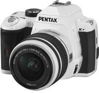 Pentax K-r 12.4 MP Digital SLR Camera with 3.0-Inch LCD and 18-55mm f/3.5-5.6 Lens (White)