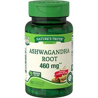 Ashwagandha Capsules | 460 mg | 90 Count | Non-GMO & Gluten Free Supplement | by Nature's Truth