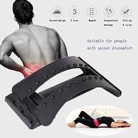 Back Stretcher Device,Massager Lumbar Support Back Pain Relief for Yoga Training Back Stretching 3 Adjustable Settings for Back Stretcher Device