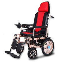 ZXOIHH Foldable Electric Power Wheelchair, Polymer Li-Ion Battery(20A) - for The Elderly and Disabled