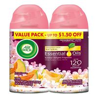 Air Wick Life Scents Automatic Air Freshener Spray, Summer Delights with White Flowers, Melon & Vanilla Scent, 6.17 oz each 2 ea (Pack of 3)