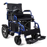 YOLANDEK Foldable Motorized Wheelchair Electric Power Wheelchair - Lightweight and Durable - Weighs only 35KG with Battery - Supports 120KG