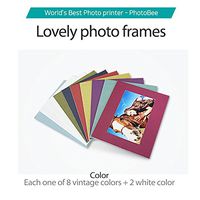 PhotoBee Paper Frame - Post Card Type - Color (8 Vintage Colors + 2 White)