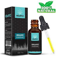 Hemp Oil for Anxiety Relief -5000 MG - Natural CO2 Extracted-100% Organic - Natural Hemp Oil for Better Sleep, Mood & Stress - Improve Health - - Made in The USA (5000mg（30ml）)