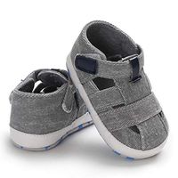 Baby Toddler Boys Pure Color Sandals, ♥ Beyonds Hollow Out Canvas Shoes, Soft Sole Anti-Slip Infant Summer Outdoor Shoes Newborn First Walker Crib Shoes Sneaker Loafers