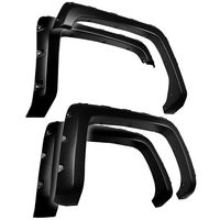 Tyger Auto Black TG-FF8C4128 for 2014-2018 Chevy 1500 2015-2019 Silverado 2500 3500 HD Fleetside (6.5' & 8' Bed) | Paintable Smooth Matte Pocket Bolt-Riveted Style Fender Flare Set, 4 Piece