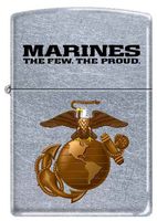 US Marine USMC ~ Marines,The Few, The Proud ~ Military Zippo Lighter Semper Fi