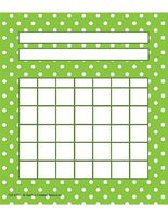 Teacher Created Resources Lime Polka Dots Incentive Charts, Lime (4774)