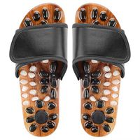 Pressure Relief Foot Massage Slippers Acupressure Reflexology Massage Slippers (W:7-8 M:6-6.5)