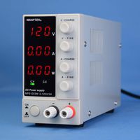 KKmoon DC Power Supply, NPS1203W 0-120V 0-3A Switching DC Power Supply 3 Digits Display LED High Precision Adjustable Mini Power Supply AC 115V/230V 50/60Hz Voltage & Current Regulated Dual Output