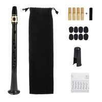 Pocket Saxophone, Mini Sax Portable Woodwind Instrument Professional instruments Mouthpiece, Carrying Bag, Fingering Charts for Amateurs and professional performers
