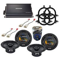 Compatible with Toyota Sequoia 2003-2007 Factory Speaker Upgrade Harmony (2) R65 & CXA300.4 Amp (Renewed)