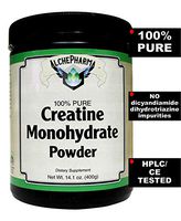 AP [ 100% Pure ] Creatine Monohydrate - (400 Grams) Batch Tested by HPLC or CE to be Free of dicyandiamide or dihydrotriazine impurities - Providing 100% Pure Creatine Monohydrate per 5 Gram Serving