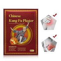 Chinese Kung Fu Pain Relief Plaster Arthritis Pain, Sprains Pain Relief, Lower Backache, Relieve Muscle Soreness and Body Fatigue Natural Herbal Pain Relief Pads 5Bags/40Pcs