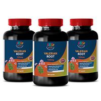 Sleeping aid Non Habit - Valerian Root Extract 125MG - Valerian Root Anxiety Pills - 3 Bottles (300 Capsules)