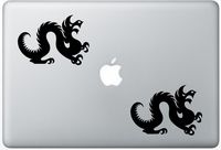 Drexel Dragon Logo HenryDecalZD0951 Set Of Two (2x) , Decal , Sticker , Laptop , Ipad , Car , Truck