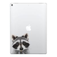 FINCIBO 5 x 5 inch Raccoon Removable Vinyl Decal Stickers for iPad MacBook Laptop (Or Any Flat Surface)