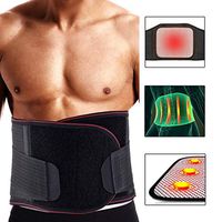 FITTOO Adjustable Low Back Lumbar Support for Men and Women Waist Trimmer Trainer Belt Bodyshaper Brace Tummy Fat Burner for Fitness Weight Loss XL