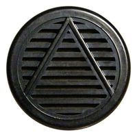 Cuban Crafters Accessories Small Cigar Humidifier Round Black Puck 2.2 Inches Diameter and 1 Inch Height