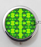 BlackKey Turtles Tortoise Pattern 3-Compartment Decorative Pocket Gift Box Case Organizer for Pill, Color 1 -1291