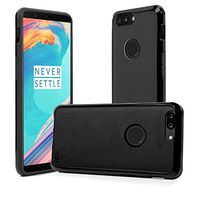 Orzly OnePlus 5T Case, FlexiCase for One Plus 5T - MATT Black (Slim-Fit) Protective (Anti-Scratch) Flexible Skin Case Cover with Fingerprint Sensor Access for New 2017 Oneplus 5t Smartphone