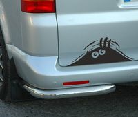 Monster Peeking Text Vinyl Car Sticker Symbol Silhouette Keypad Track Pad Decal Laptop Skin Ipad Macbook Window Truck Motorcycle