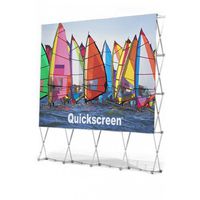 12' Indoor/Outdoor Quikscreen Pro Projector Screen for Backyard Theater Systems | Includes Padded Carrying Case | Easy to Set Up & Take Down (QS-100)