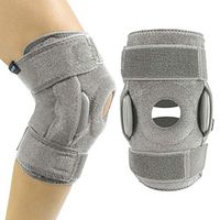 Vive Hinged Knee Brace - Open Patella Support Wrap for Women, Men - Compression for ACL, MCL, Torn Meniscus Ligament and Tendonitis - for Running, Athletic Tear and Arthritis Joint - Adjustable Strap