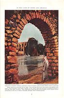 Print Ad 1938 Groaning Wooden Wheels, Rimmed With Buckets Lift Water From Syrian