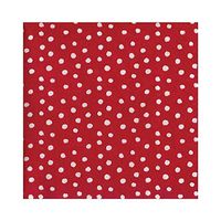 Caspari Small Dots Paper Luncheon Napkins in Red - 20 Per Package