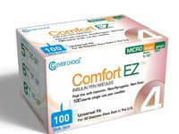 Comfort EZ Insulin Pen Needles, 32G 4mm - 100 per Box