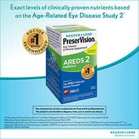 Bausch Lomb Preservision® Areds 2 Formula, 180 Soft Gels