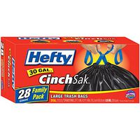 Hefty E8-6735 30 Gallon Extra Strong Large Trash Bags 28 Count