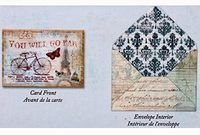 Punch Studio Window Boxed Set of 12 Gold Foil Embellished Blank Note Cards - You Will Go Far 97085