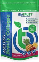 BioTRUST Ageless Beauty Collagen, Grass-Fed Collagen Peptides, Beauty Boosting Nutrients, Fruit Punch Flavor, Paleo and Keto Friendly, 20 Servings