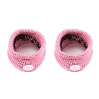 Boyouu 1 Pair Ant Nausea Waist Support Sports Cuffs Safety Wristbands Carsickness Seasick Anti Motion Sickness Wrist Bands(Pink)
