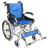 YZFGY Disabled Trolley Aluminum Manual Wheelchair Portable Folding Elderly Scooter Walker