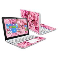 Mightyskins Skin Compatible with Hp Chromebook 11.6" (2014) Touchscreen Sticker Skins Pink Roses