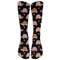 MDIF Cartoon Turtle Pattern Cosply Socks Funny Champion Athletic Leggings Knee High Stockings