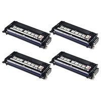Amsahr 310-8396 Dell 310-8396, 3110, 3115cn Remanufactured Replacement Toner Cartridge with Four Black Cartridges