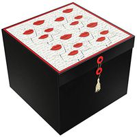 EZ Gift Box 10" Lips Amrita Perfect for Valentines Gifts Pops Up in Seconds Comes with Gift Tag and Tissue Paper - No Glue or Tape Required…