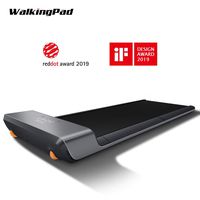 WALKINGPAD A1 Foldable Treadmill Walking Pad Smart Jogging Exercise Fitness Equipment, Free Installation Low Noise Footstep Induction Speed Control,Folding Under Desk 0-3.72mile/Hour