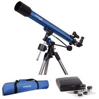 Meade Polaris 70mm German Equatorial Refractor Telescope with Accessories Bundle