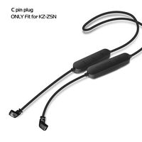 KZ ZSN Bluetooth in- Ear Headphones Cable, Waterproof Aptx Bluetooth Module 4.1 Wireless Upgrade Module Cable Detachable Cord with Microphone for KZ ZSN Headphones Earphones