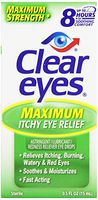 Clear Eyes Seasonal Relief Astringent/Lubricant Redness Reliever Eye Drops, 0.5 oz