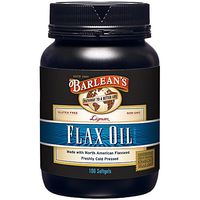 Barlean's Lignan Flax Oil Softgels, 100 Count Bottle