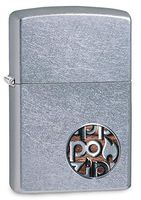 Custom Personalized Zippo Button Logo Design Windproof Lighter Free Engraving #29872