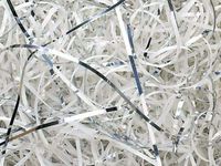 12oz White & Metallic Silver VERYFINE Fine Cut Gift Basket Shred Paper Filler Bedding