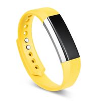 Sunfei For Fitbit ACE, Kids Soft PU Sports Replacement Band for Fitbit Ace Ultrathin Wristbands for Children (❤️ Small-140-170mm❤️, Yellow)